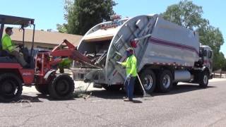 Newest Phoenix Bulk trash Truck [upl. by Nabalas]