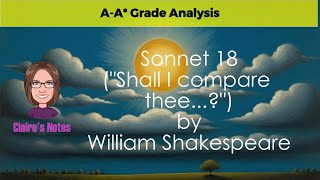 Sonnet 18 quotShall I compare theequot Linebyline analysis [upl. by Un]