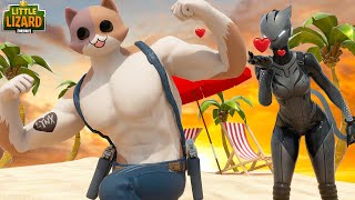 MEOWCLES amp LYNX  THE LOVE STORY  Fortnite Short Films [upl. by Vasiliu]