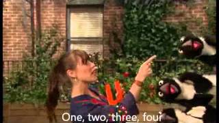 Feist on Sesame Street 1234 Counting to the number four with lyrics [upl. by Lucille]