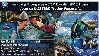 NSF Proposal Preparation Webinar IUSEEDU Engaged Student Learning [upl. by Olnay]