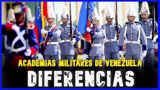 💥DIFERENCIA ENTRE LAS ACADEMIAS MILITARES DE COMANDO😱 VENEZUELA [upl. by Lenahtan]