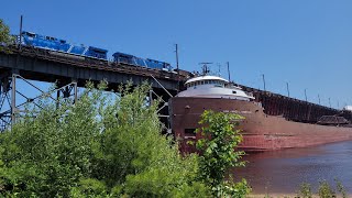 LSampI Ore Dock at Marquette Michigan FtHon James L Oberstar [upl. by Owens]