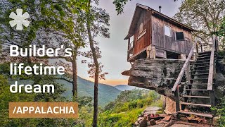 He quit his job to build dream cliffside hamlet in Appalachia [upl. by Omer]