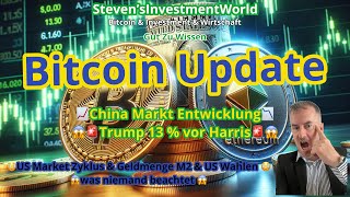 Bitcoin Update🚨Trump 13  vor🚀 Harris💥😱Markt Analyse⚠️was niemand beachtet🤔 [upl. by Samaj575]