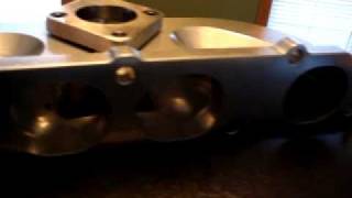 Finished CNC billet S2000 turbo manifold [upl. by Adnuahs]