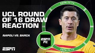 UEFA Champions League round of 16 draw predictable 👀 FULL REACTION  ESPN FC [upl. by Orteip361]