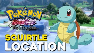 Pokemon Scarlet amp Violet The Indigo Disk DLC Squirtle Location [upl. by Eigram]