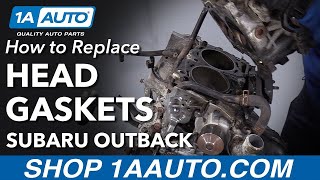 How to Replace Head Gaskets 0009 Subaru Outback Wagon [upl. by Courtnay]