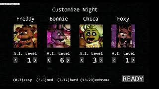 SEC RET FNAF EASTER EG CUSTOM NIHGT BITVIEW REUPLOAD [upl. by Ecirbaf]