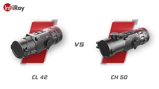 Thermal Imaging Clip On Comparison  CL42 vs CH50  InfiRay Outdoor [upl. by Llekcm]