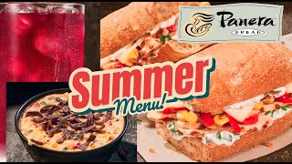 New Panera Bread Summer Menu Items [upl. by Eslud]