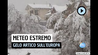 Nuova Ondata di Gelo Artico sullEuropa [upl. by Aihtnyc20]