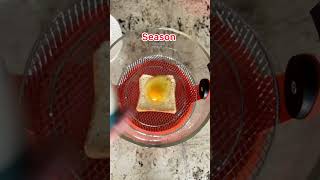 Air fryer toast with egg food recipe airfyer [upl. by Kissie]