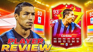 👁️93 GOLAZO HERO CORDOBA PLAYER REVIEW  EA FC 24 ULTIMATE TEAM [upl. by Pihc]