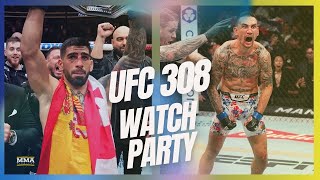 🔴 UFC 308 Topuria vs Holloway LIVE STREAM  Main Card Watch Party amp Results  MMA Fighting [upl. by Aicia463]