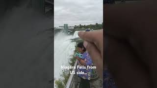 Niagara falls view from US side niagarafalls niagara usa [upl. by Nakah346]