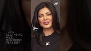 Leave a ❤️ in the comments for Sushmita Sen’s efficient skincare routine  Tweak India [upl. by Anahahs]