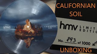 London Grammar quotCalifornian Soilquot HMV exclusive picture disc unboxing [upl. by Inalan524]