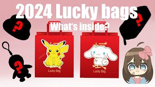 Unboxing 50€ worth of japanese lucky bags  Pokémon amp Sanrio lucky bags [upl. by Hobbs]