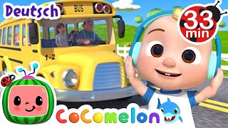 Die Räder vom Bus  Cartoons für Kinder  CoComelonDeutsch Moonbug Kids [upl. by Nuj]