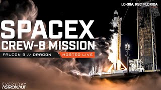 Watch SpaceX Launch 4 Humans for NASA on a brand new booster [upl. by Bruyn434]