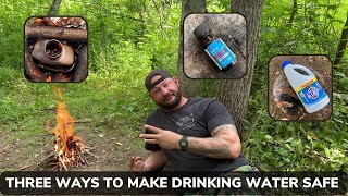 Corporals Corner MidWeek Video 12 Three Simple Ways to Make Water Safe While In the Woods [upl. by Arza]