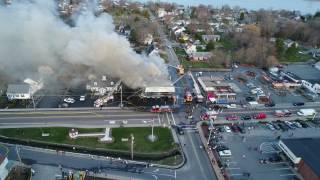 Fire at Commonwealth Firearms and Sporting Goods Somerset MA 4917 [upl. by Namia69]