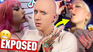 Terrible Piercing Studio EXPOSED  New TikTok Piercing Fails 29  Roly [upl. by Forras876]