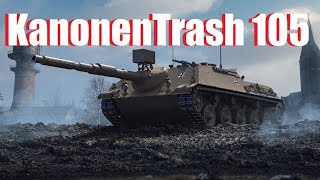 Kanonenjagdpanzer 105 Containers  Review  WoT Blitz [upl. by Akinaj580]