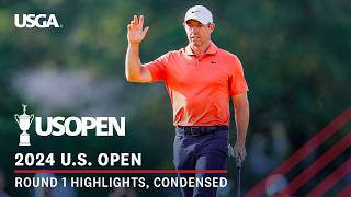 2024 US Open Highlights Round 1 Condensed [upl. by Azaleah]