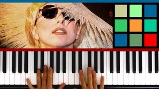 How To Play quotApplausequot Piano Tutorial  Sheet Music Lady Gaga [upl. by Gregorius692]