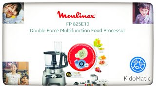 Moulinex Double Force FP825E27 Food processor  Unboxingreview from Doha Qatar [upl. by Noyr]