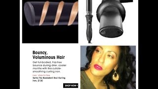 Sultra Bombshell Oval Curling Wand ReviewTutorial [upl. by Nnoj691]