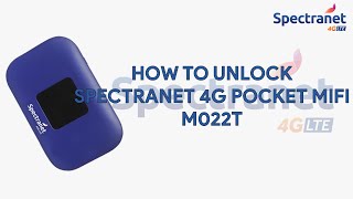 How To Unlock Spectranet 4G Pocket MiFi M022T  romshillzz [upl. by Lennad]