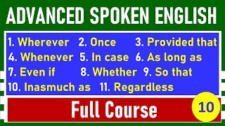 quotInasmuch asquot  Advanced Spoken English Practice Complete Course  English Grammar Tenses Idioms [upl. by Oisorbma25]