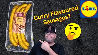 LIDL  VITASIA  CURRY FLAVOURED SAUSAGES  FOOD REVIEW [upl. by Howlyn]