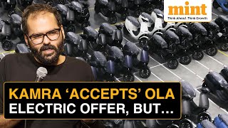 Ola CEO vs Kunal Kamra Comedian Accepts Offer To Join Ola Electric But Here Are His Conditions… [upl. by Lerad]