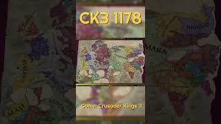 Crusader Kings 3 1178 timelapse [upl. by Asiret]