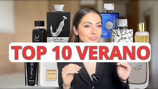 TOP 10 perfumes árabes MASCULINOS para el VERANO 2024 ☀️ [upl. by Griswold895]