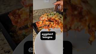 1010 eggplant lasagna recipe italianfood healthyfood mealprep vegan shorts quickrecipe [upl. by Heise]