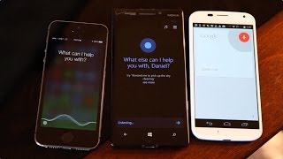 Cortana vs Siri vs Google Now battle [upl. by Adnylam]