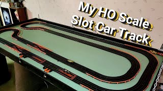 Slot Car track tour and space saving design [upl. by Gilcrest]