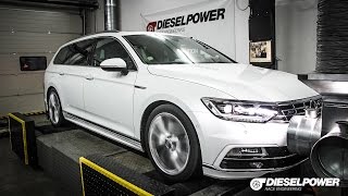 VW Passat 20 BiTDI 238 PS to 290 PS by DIESELPOWER wwwdpracecom [upl. by Lurlene]