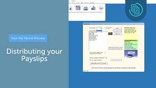 How to distribute your payslips using Thesaurus Payroll Manager  Your Pay Period Process [upl. by Hanikas]