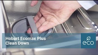 How to clean your Hobart Ecomax Plus Undercounter Dishwasher or Glasswasher [upl. by Galligan195]