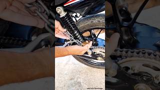 bike and scooter rear suspension adjustment trick [upl. by Higginson438]