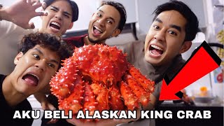 AKU BELI ALASKAN KING CRAB 😂 KETAM PALING MAHAL DI DUNIA 😱🦀 [upl. by Akilam]