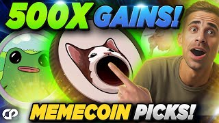 🔥Top 5 MEME Coins Ready to 500x in 2024 Dont Miss these BIG Gains  CRYPTOPRNR [upl. by Melton]