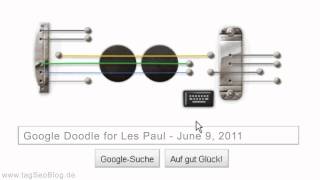 Amazing Google Doodle LES PAUL [upl. by Georgette179]